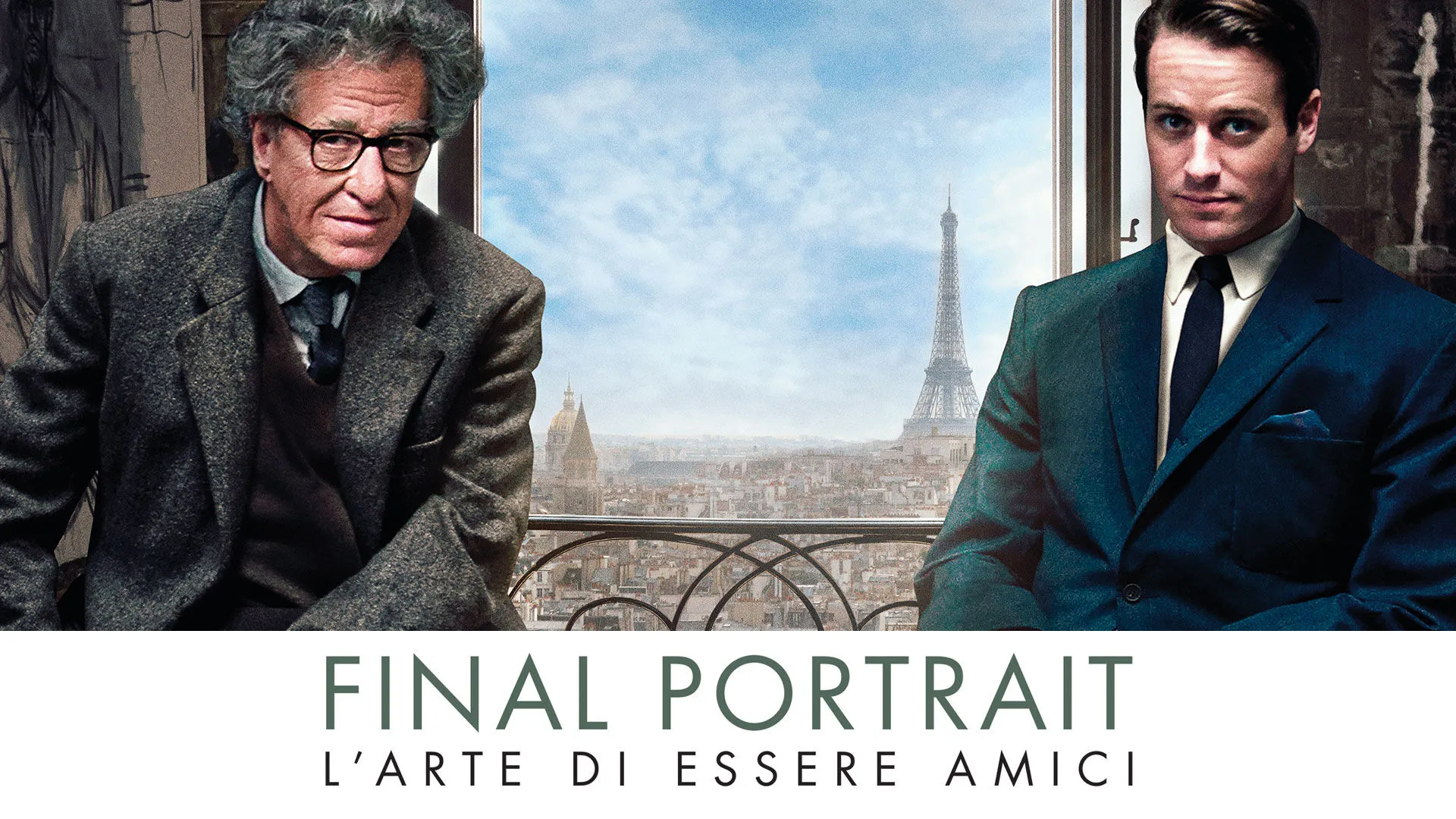 Final Portrait - L'arte di essere amici - poster