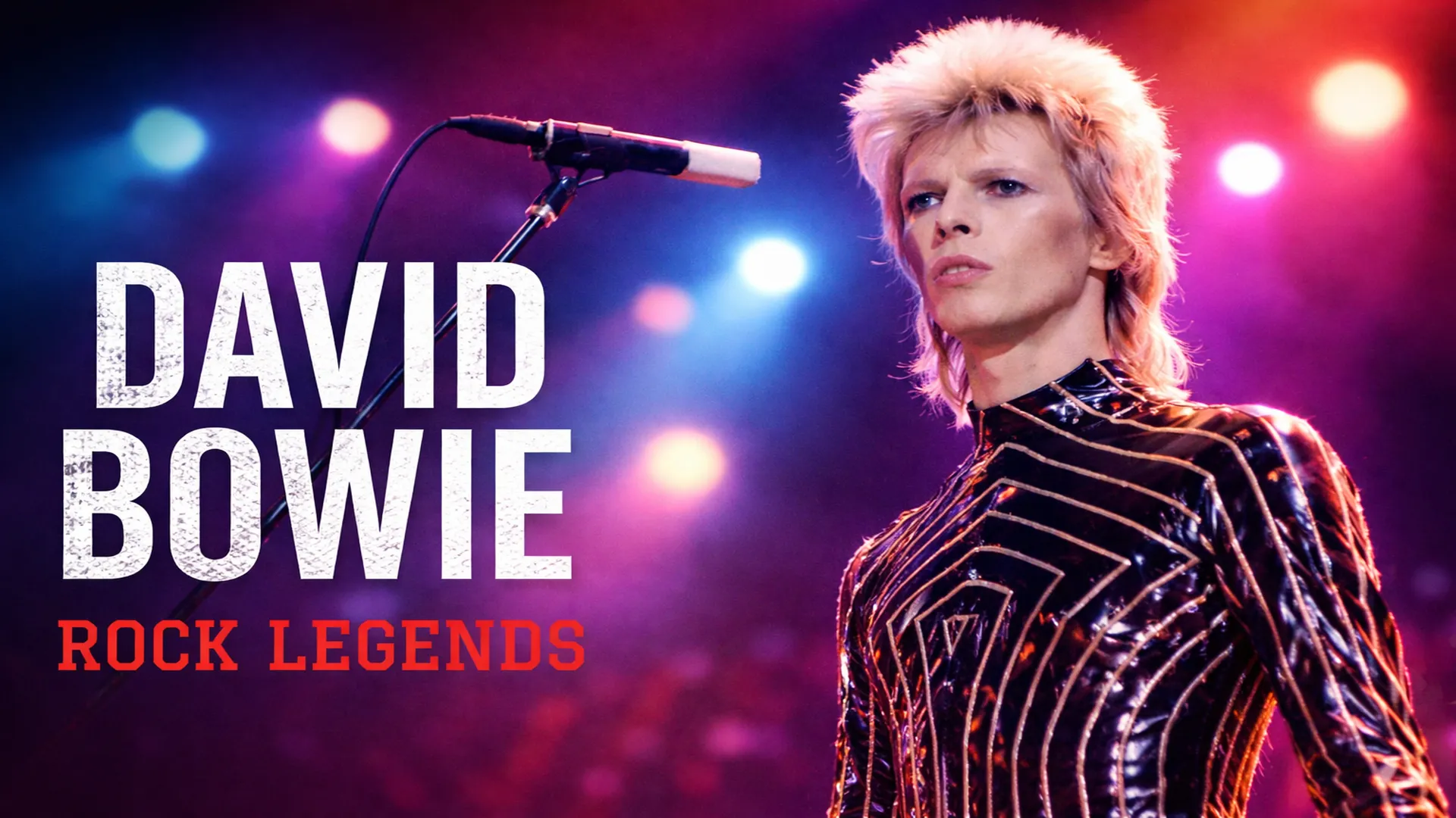 David Bowie - Rock Legends - poster