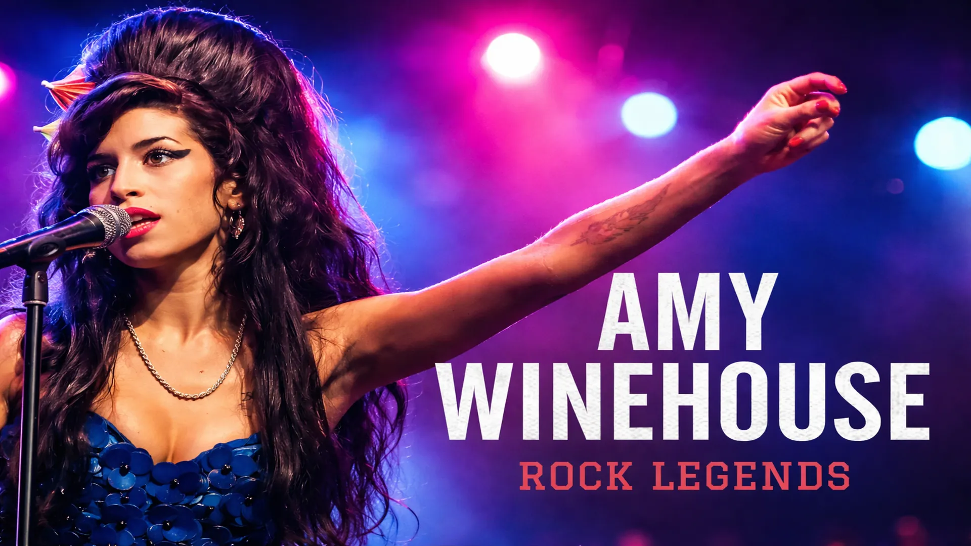 Amy Winehouse - Rock Legends - poster