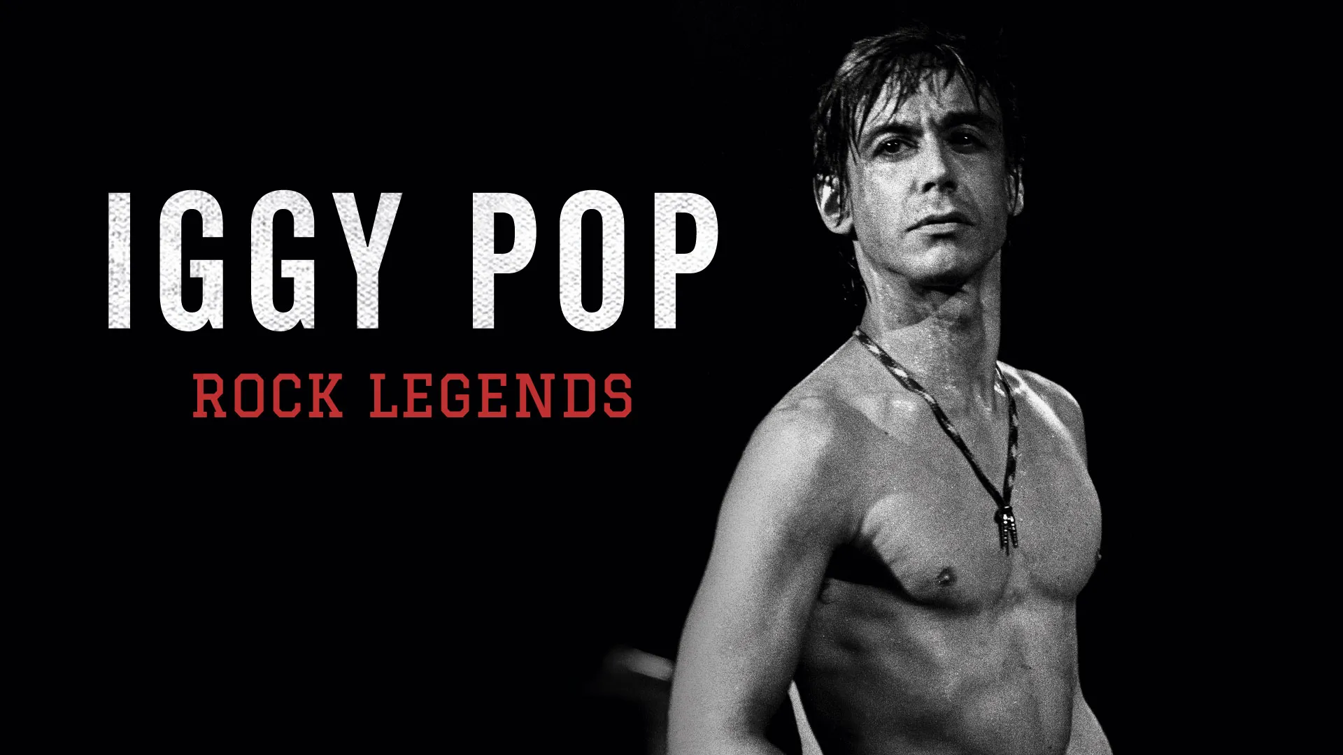 Rock Legends - Iggy Pop - poster