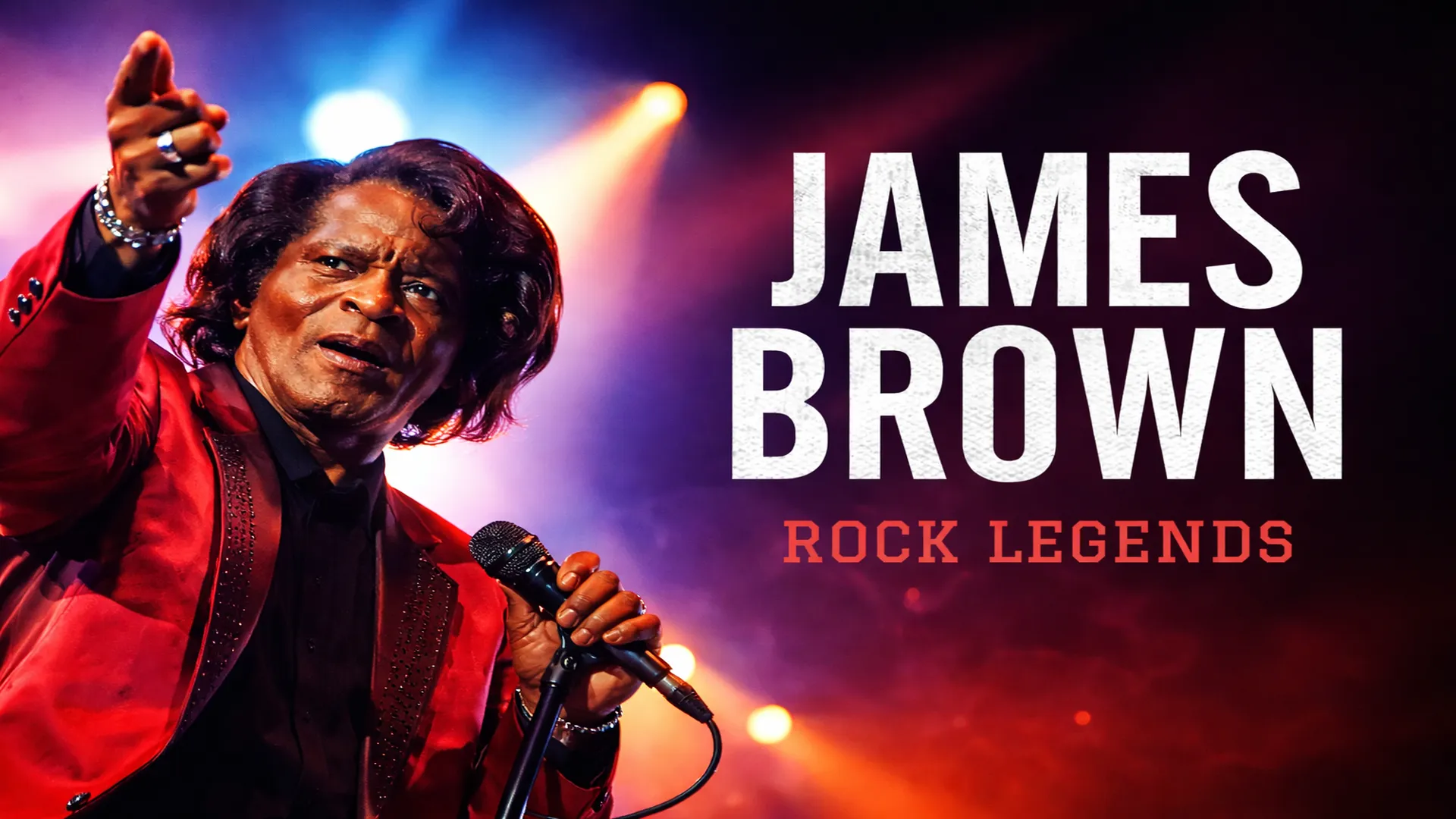 James Brown - Rock Legends - poster