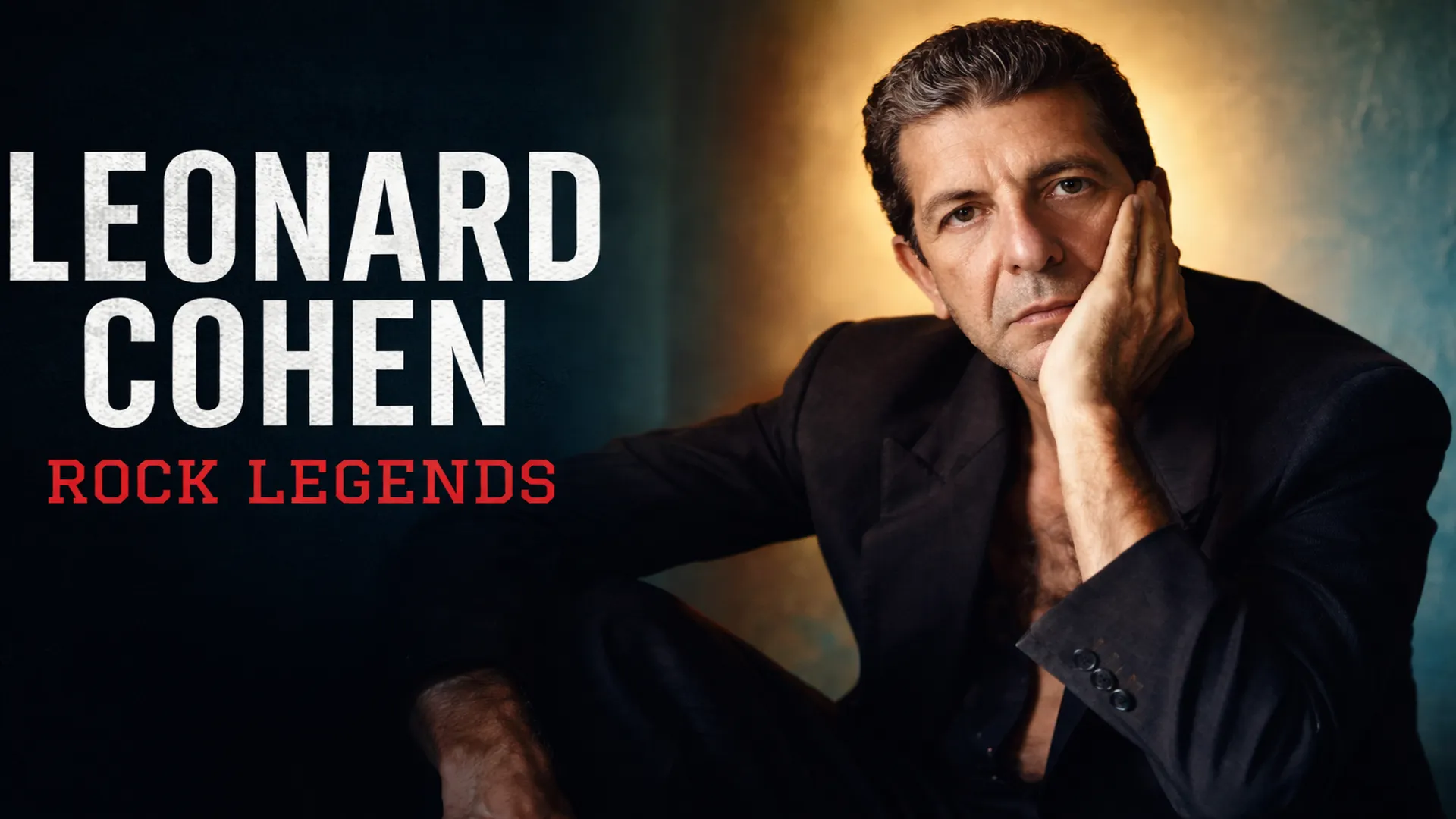 Leonard Cohen - Rock Legends - poster