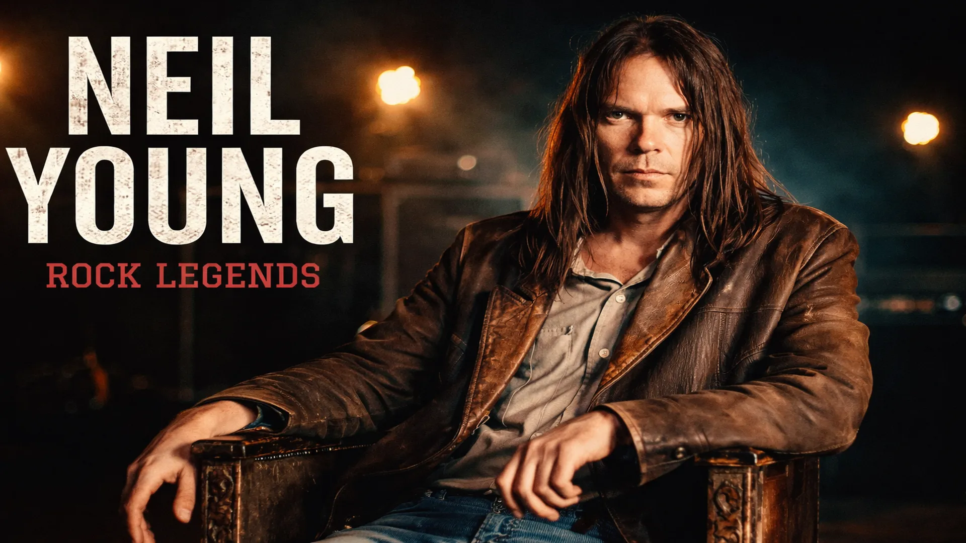 Neil Young - Rock Legends - poster
