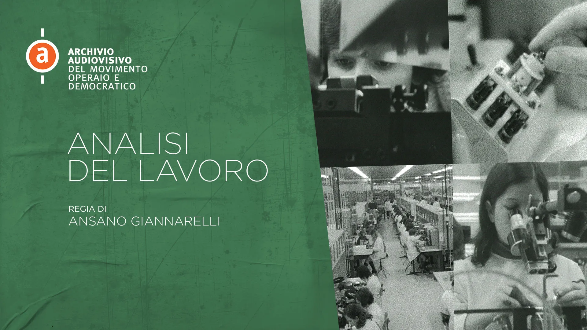 Analisi del lavoro - poster