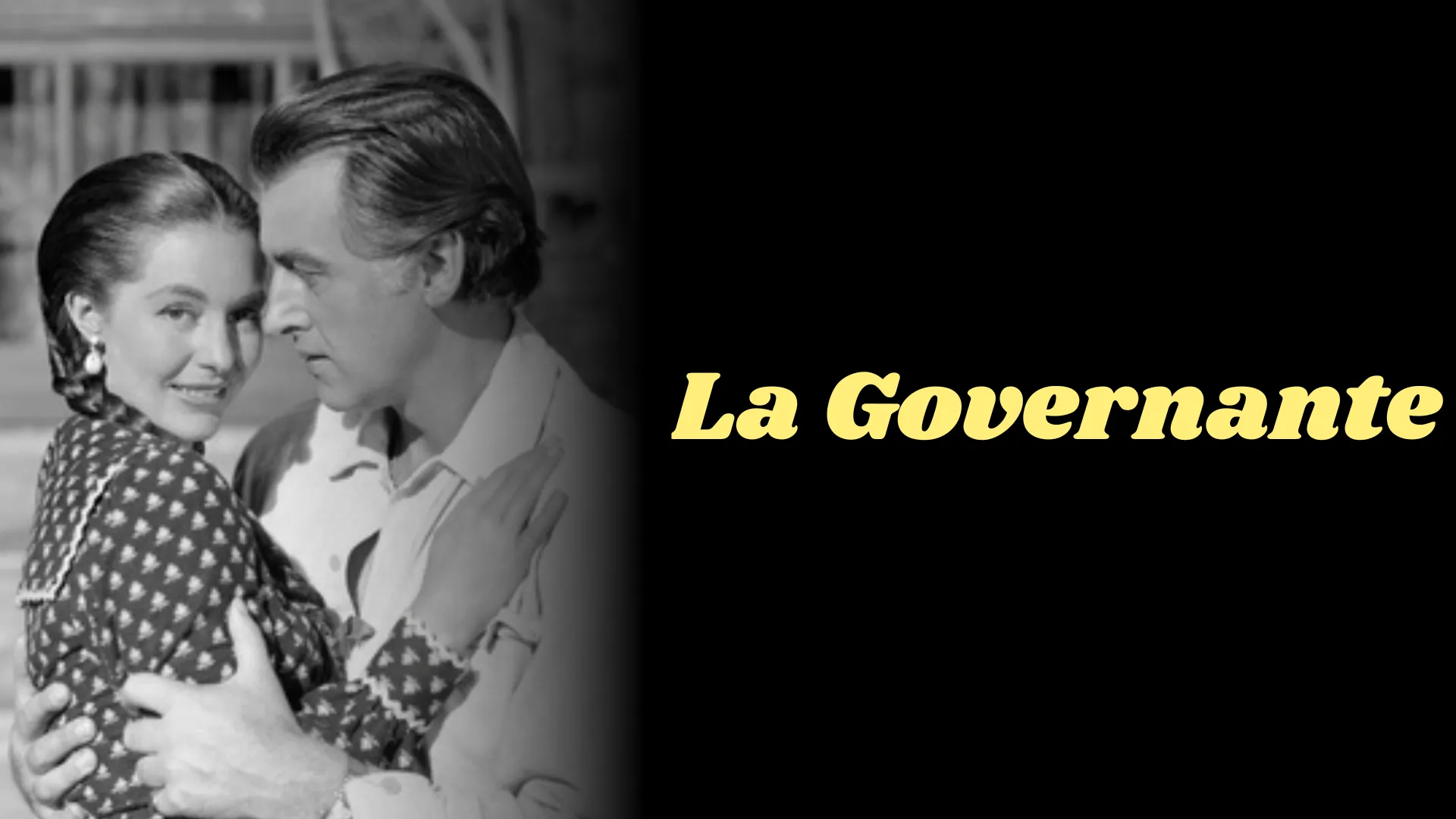 La governante - poster